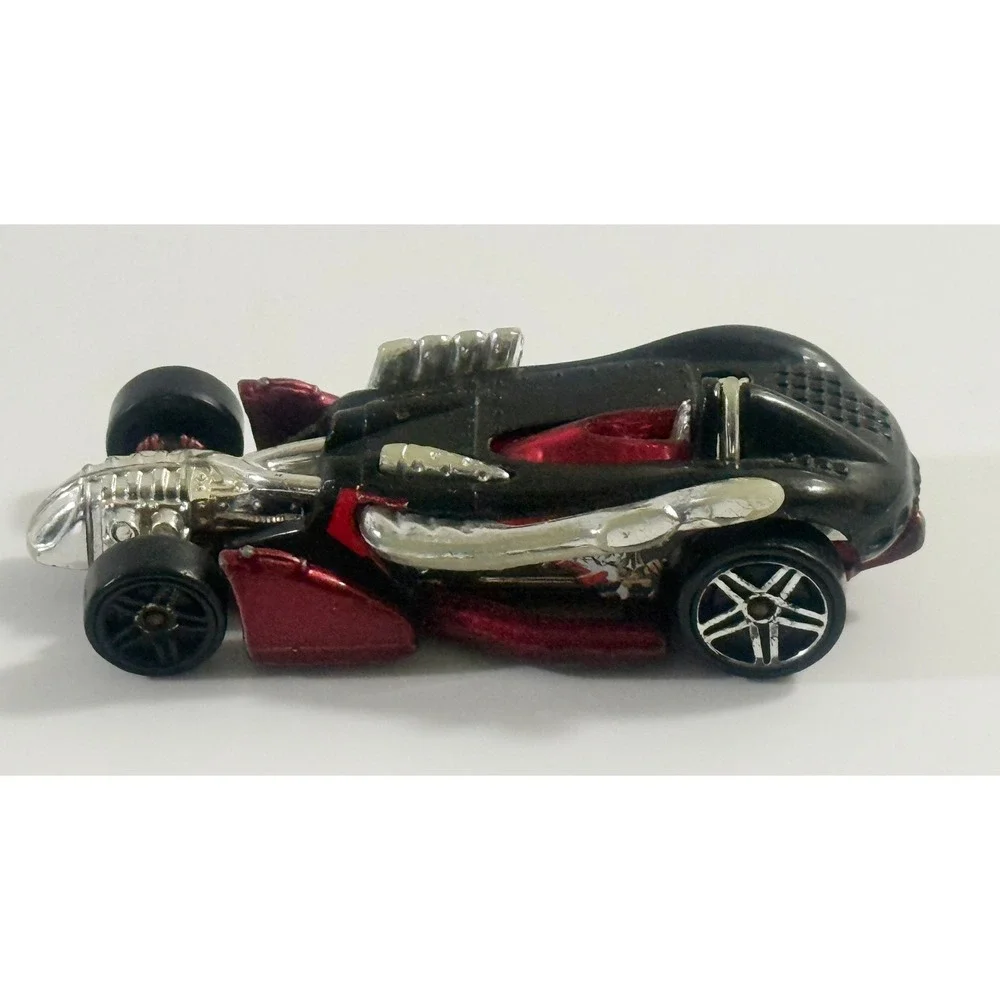 2008 Hot Wheels Mystery Car #192 #20 Salt Flat Racer Blue PR 5 Wheels 1/64 Loose